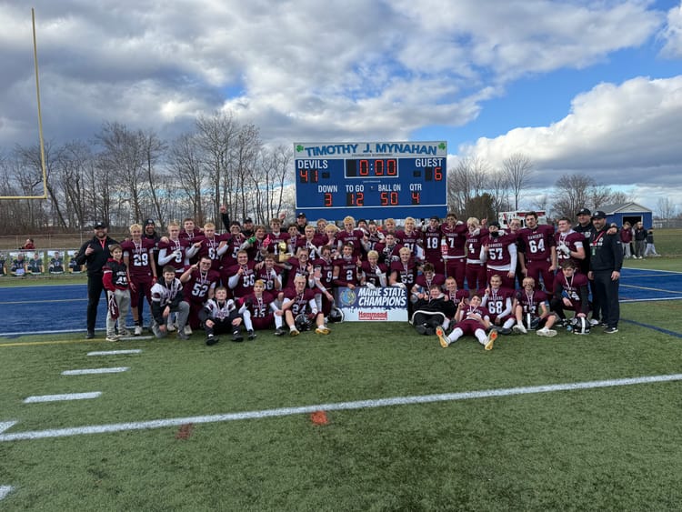 Greely caps perfect season, dominates Leavitt in Class C state game