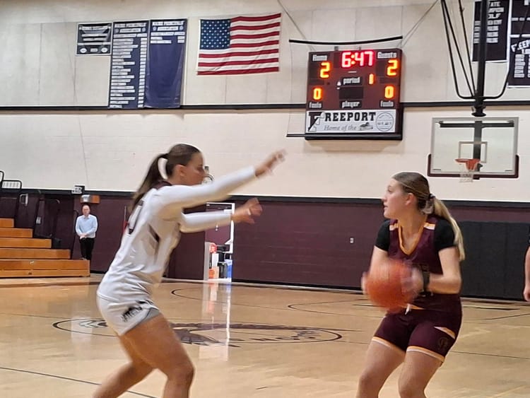 Freeport girls stymie Cape, break into win column