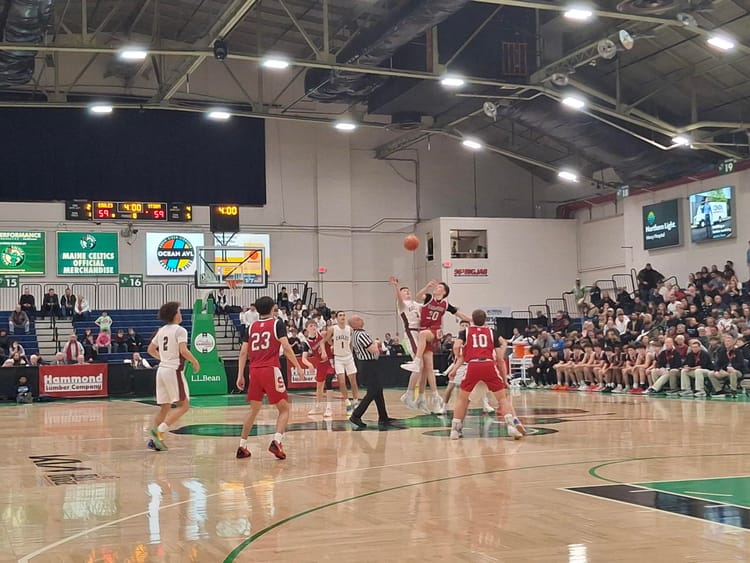 Scarborough boys prevail in OT to end Windham's title reign