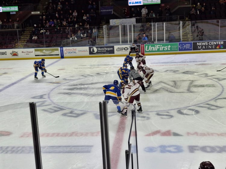 Thornton Academy's third period surge beats Falmouth in semifinal showdown